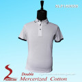 Luxury fashion men's mercerized cotton summer short tshirt custom blanket polo shirt